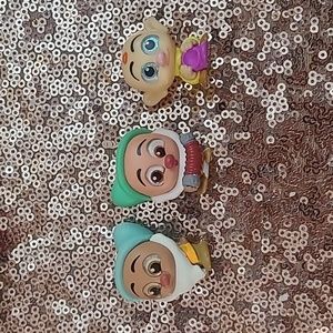 Disney Doorables - Snow White's Dwarves Set: 2 different Bashfuls & Dopey